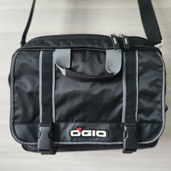 OGIO Tek Spec 03506 Briefcase Messenger Bag Laptop Padded Bottom Black Strap - Picture 5 of 16